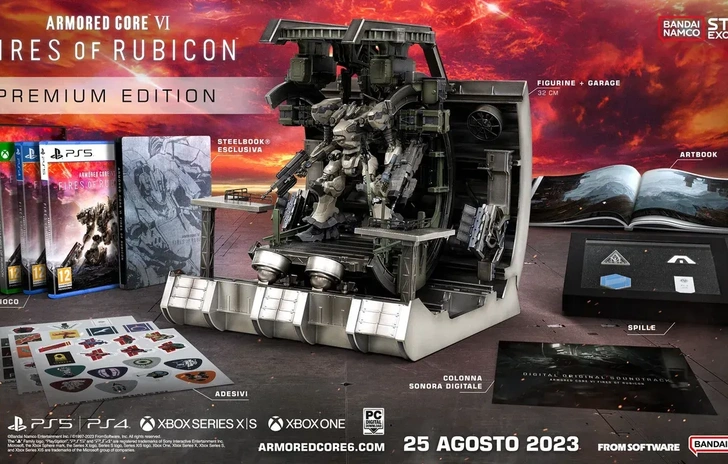 Armored Core VI unedizione limitata da 450 euro ecco cosa conterrà