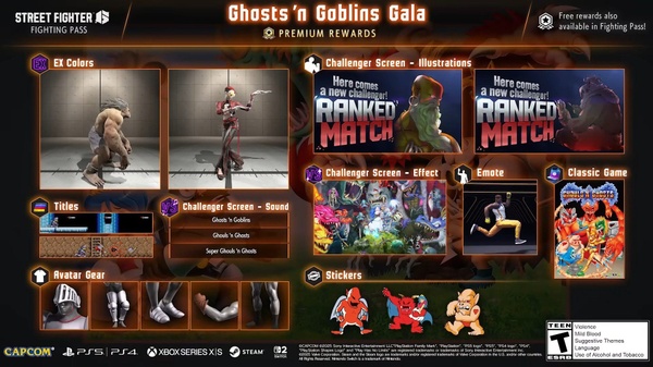 Halloween arriva in ritardo su Street Fighter 6 con gli oggetti da Ghosts