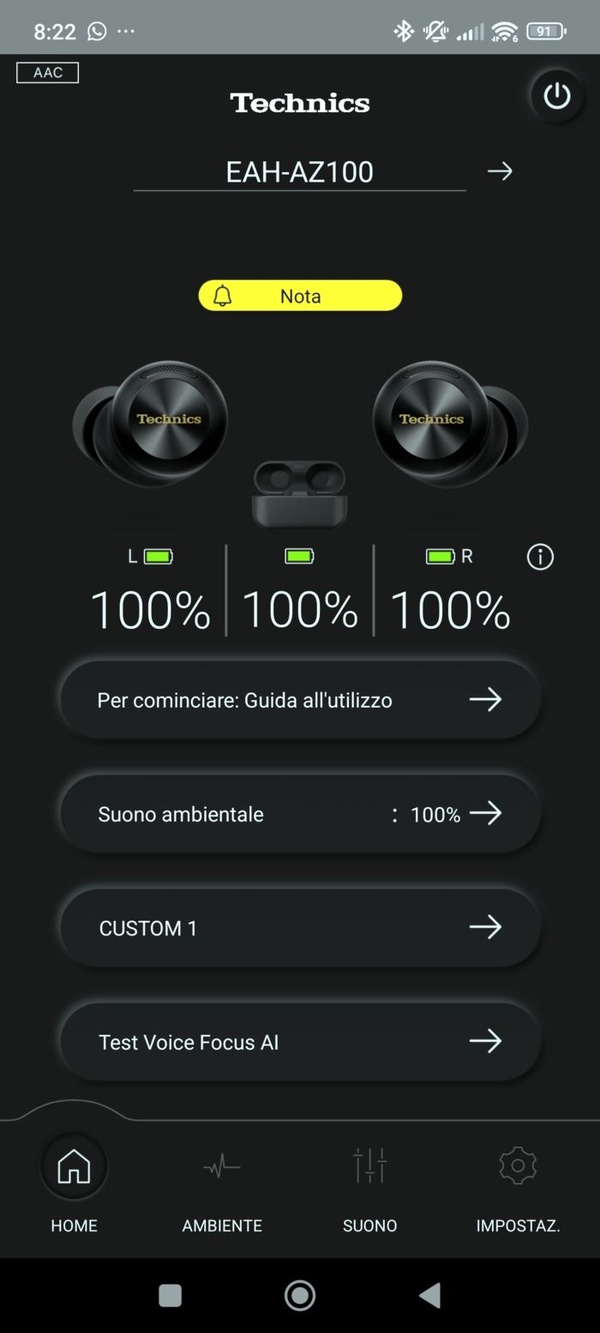 Technics AZ100 – Recensione delle cuffie premium true wireless