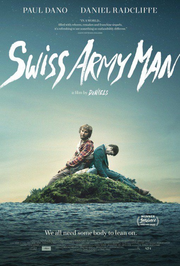 Un cadavere con problemi di flatulenza e il tuo unico amico? Ecco il trailer di Swiss Army Man con Daniel Radcliffe!