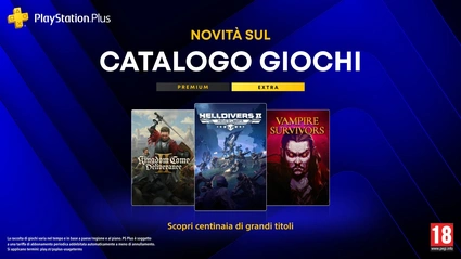 PlayStation Plus: i giochi Extra e Premium di agosto, con Helldivers 2