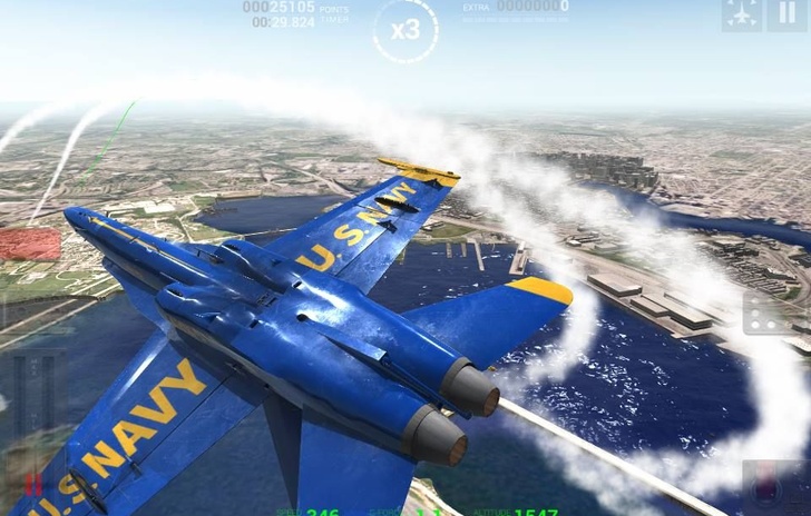 Blue Angels Aerobatic Sim disponibile su iOs e Android