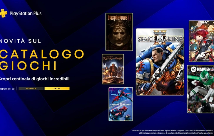 PlayStation Plus Extra and Premium Games for March Featuring Space Marine 2