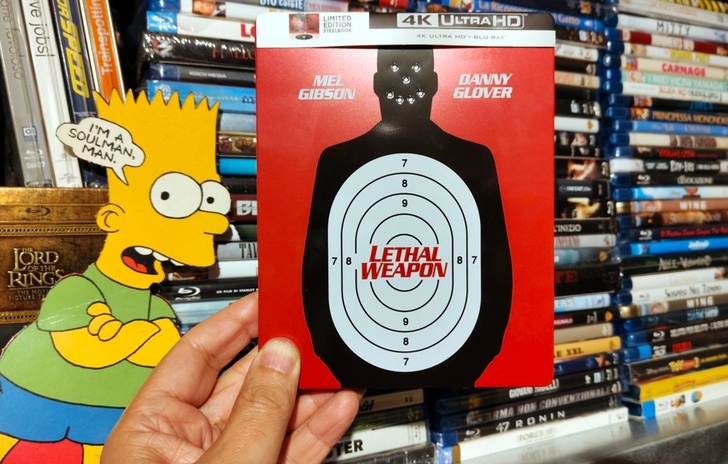 Arma Letale Bluray 4K per il buddy cop movie anni 80