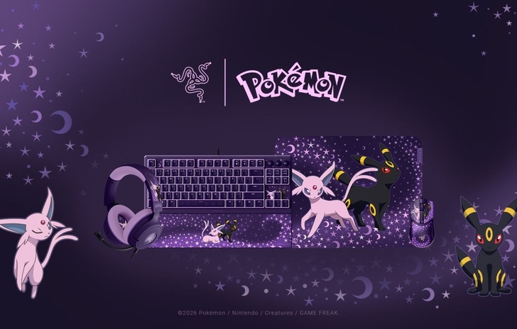 Razer veste Espeon e Umbreon per una nuova collezione Pokémon