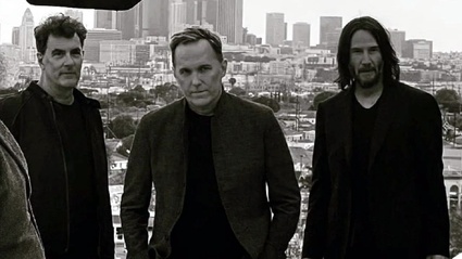 Keanu Reeves in concerto con la sua band Dogstar