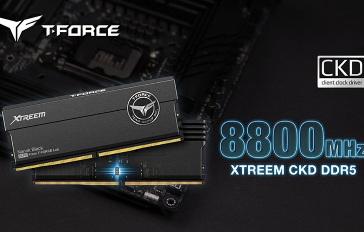 Teamgroup Memoria gaming TForce Xtreem CKD DDR5 per Intel