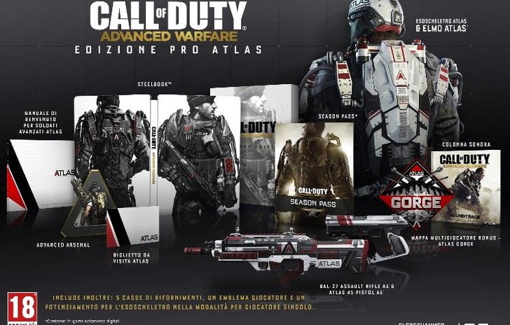 Edizioni limitate di Call of Duty Advanced Warfare confermate per lEuropa