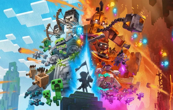Minecraft Legends online il trailer di lancio 