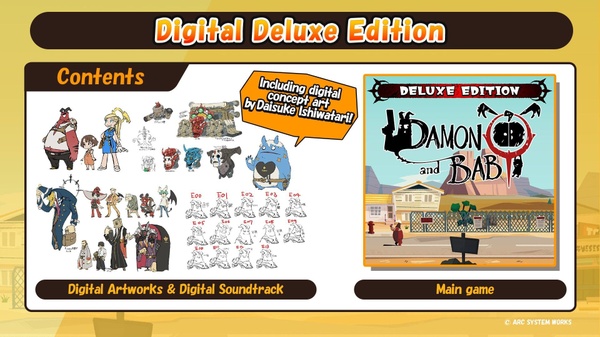 DAMON and BABY, demo e pre-order per il nuovo action di Arc System Works