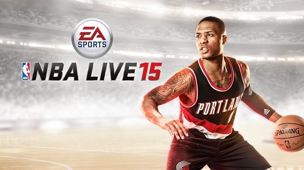 Damian Lillard sara l'uomo copertina di NBA Live 15