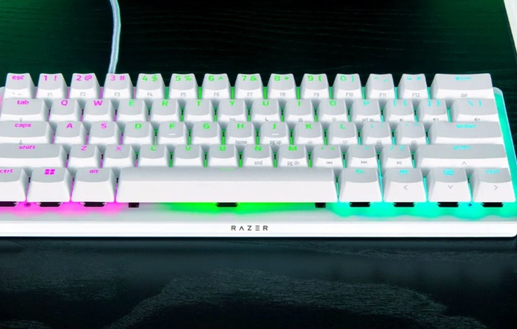 Tastiera Razer Huntsman V3 Pro Mini White Edition