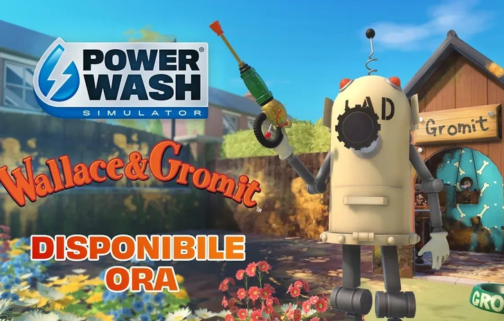 PowerWash Simulator disponibile il DLC con Wallace Gromit
