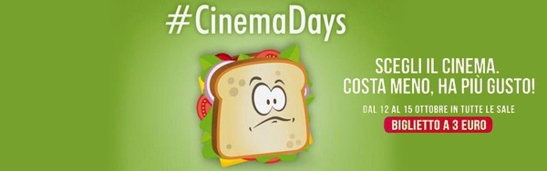 I CinemaDays sono stati un successone! Quasi 2 milioni di spettatori in 4 giorni