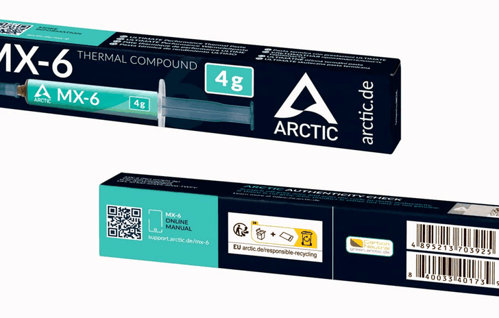 Arctic MX6 Nuova pasta termica