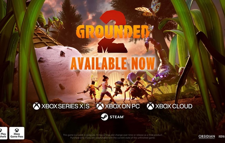 Grounded 2 parte oggi in early access il trailer di lancio
