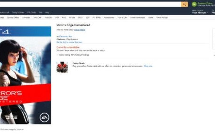 In arrivo una remaster per Mirrors Edge