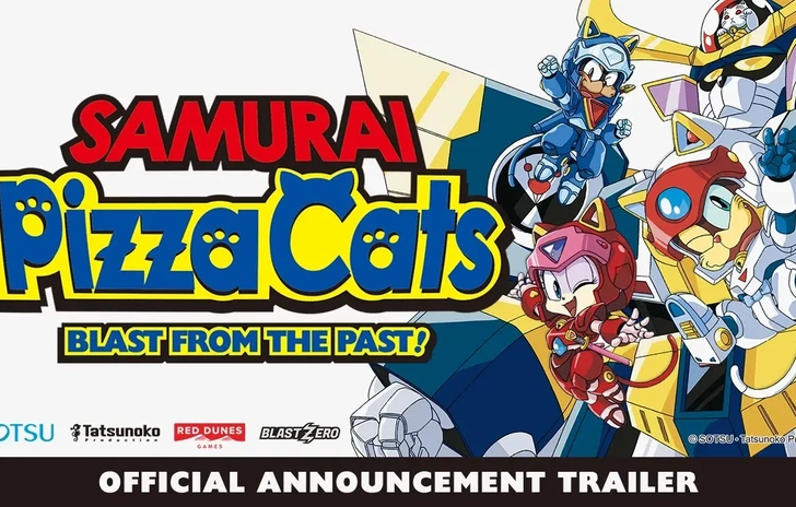 Samurai Pizza Cats il trailer di annuncio del gioco tratto dallanime