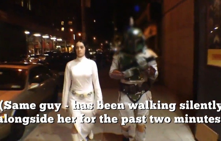 La principessa Leila a spasso per New York
