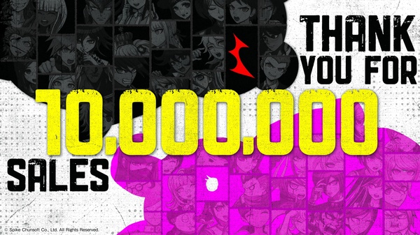 Danganronpa, la serie sfonda il muro dei 10 milioni di copie vendute