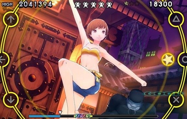 Chie si scatena in Persona 4 Dancing All Night