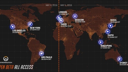Orari per la Open Beta di Overwatch: assente la modalita competitiva