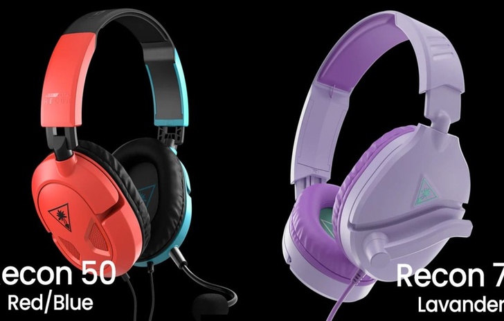 Cuffie gaming Recon 70 e Recon 50 Turtle Beach nuovi colori