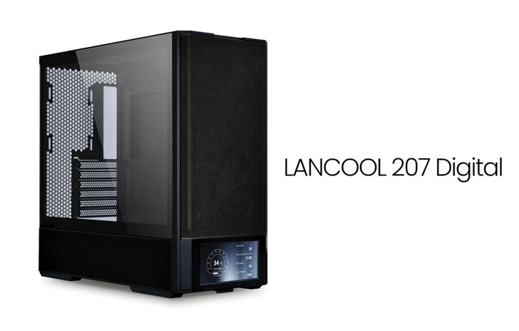 Lian Li Lancool 207 Digital  Case ATX compatto con display LCD