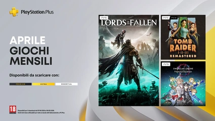 PlayStation Plus: i giochi di aprile, con Lords of the Fallen