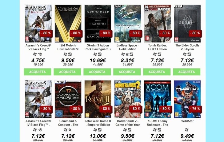 Offerte settimanali su DL Gamer