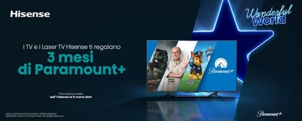 Hisense e Paramount+, intrattenimento a un altro livello