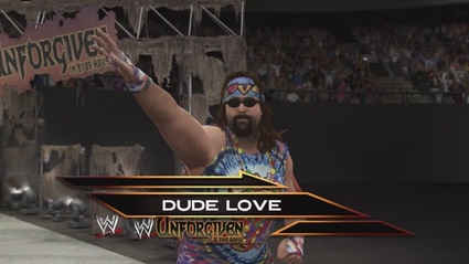 L'entrata di Dude Love!