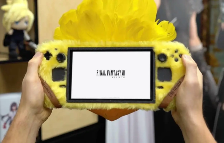 Final Fantasy VII Rebirth uno Steam Deck a tema Chocobo