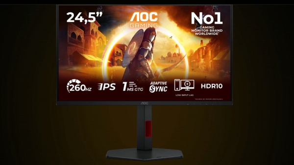 AOC GAMING 25G4ZR: 260 Hz esports monitor for 139 euros