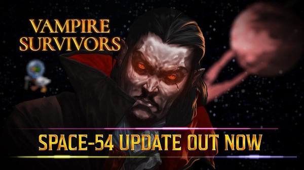 Vampire Survivors nello spazio con l'update Space-54: il trailer