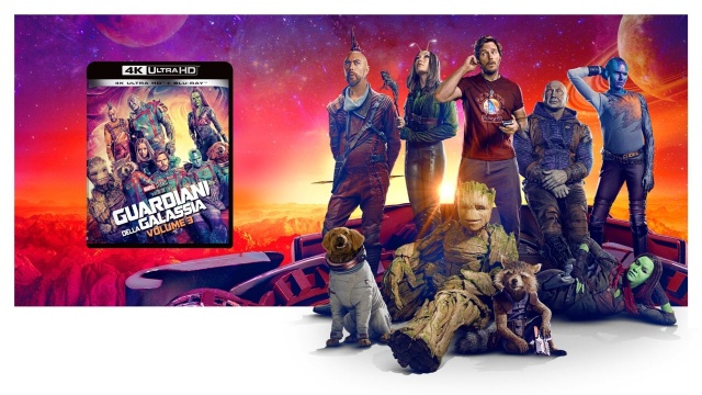 Guardiani della Galassia 3 Il Bluray 4K visto e sentito