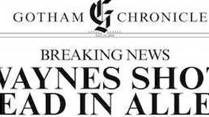 Informati sulla tua citta leggendo il Gotham Chronicle!