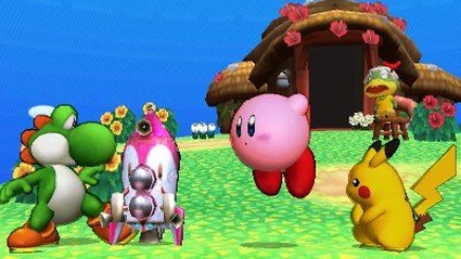 Cento immagini per la versione 3DS di Super Smash Bros.