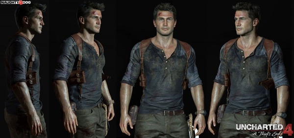 Screen in HD per Nathan Drake di Uncharted 4