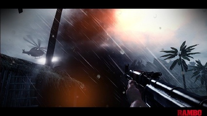 Rambo si lancia in immagini