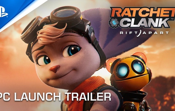 Ratchet Clank Rift Apart il trailer di lancio su PC