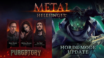 Metal: Hellsinger - trailer del DLC Purgatorio e la modalita Orda