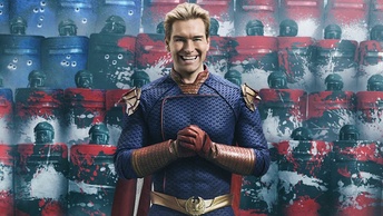 Una scena di The Boys 4 con Patriota. Crediti: Amazon MGM Studios