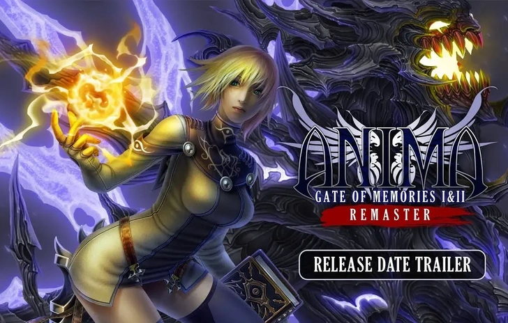 Anima Gate of Memories I II Remaster release date for the actionRPG collection