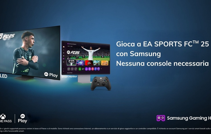 EA Sports FC 25 approda su Samsung Gaming Hub grazie a Xbox