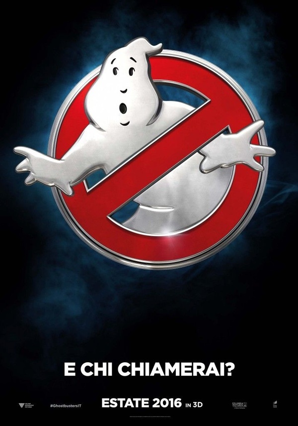 Teaser poster italiano per il film Ghostbusters!