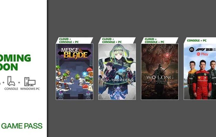 Game Pass altri 4 titoli la prossima settimana