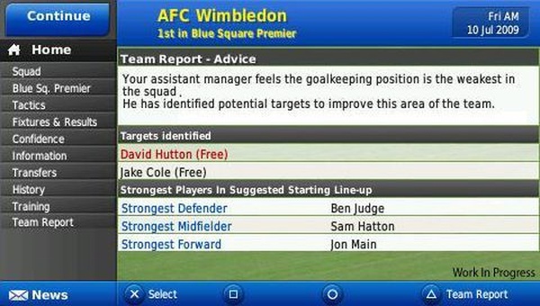 Football Manager Handheld 2010