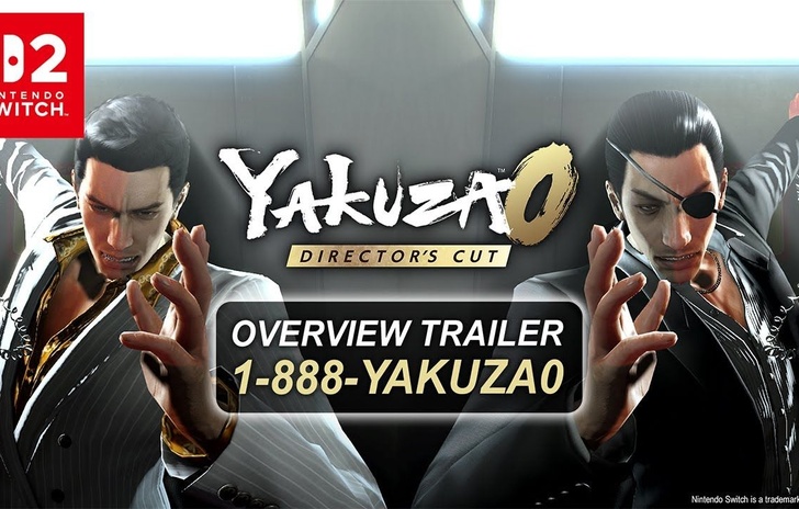 Yakuza 0 Directors Cut il trailer con le novità della versione Switch 2