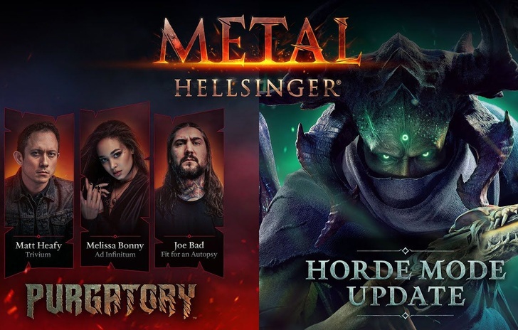 Metal Hellsinger  trailer del DLC Purgatorio e la modalità Orda